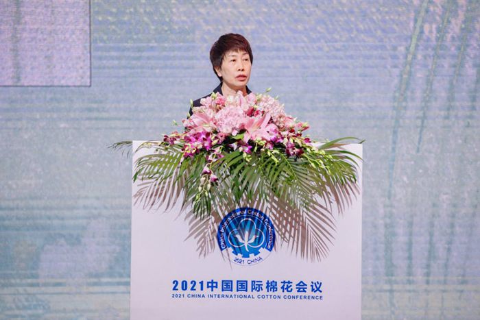 【2021国际会议】高芳:携手并进 打造开放 包容 可持续的世界棉业